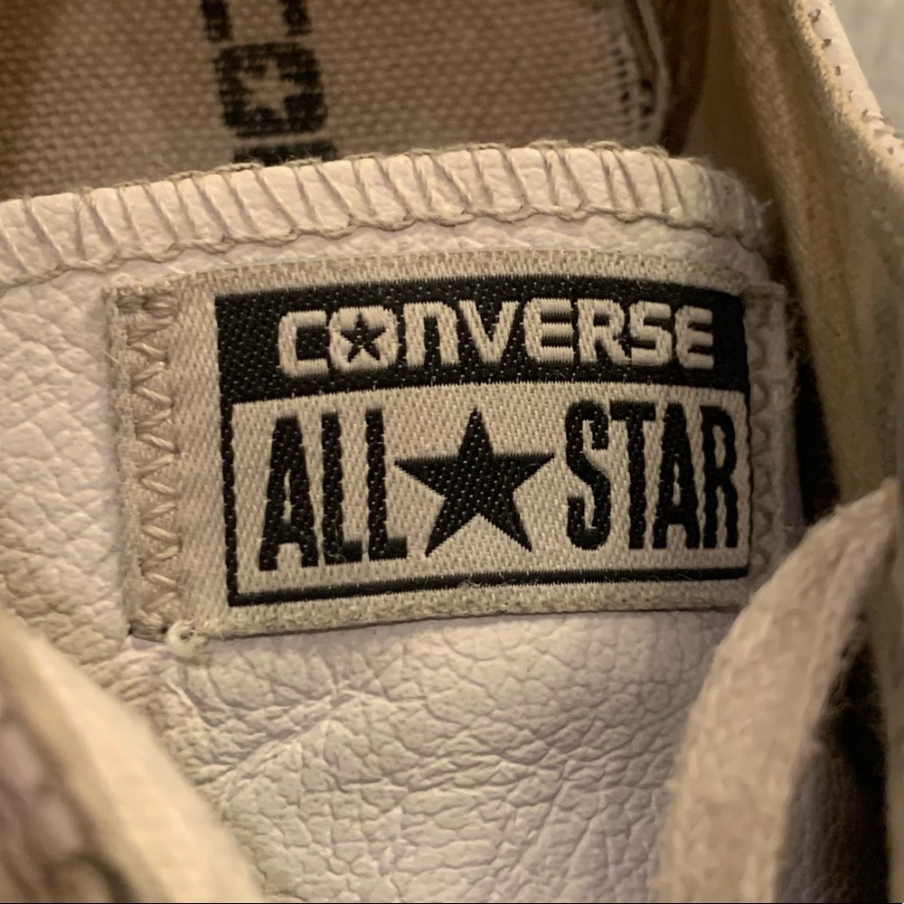 All Star Chuck Taylor Leather Converse Unisex Women’s 6 - Picture 7 of 11